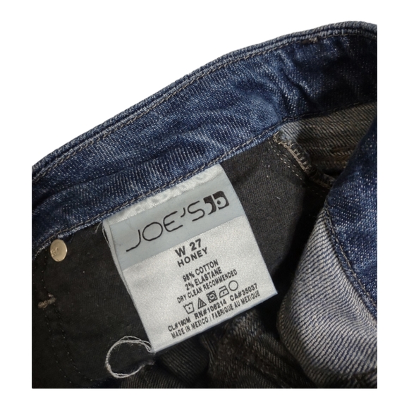 Joe's Jeans Women's Distressed Honey Bootcut Nadja Blue Wash Jeans Size 27 - Picture 3 of 12